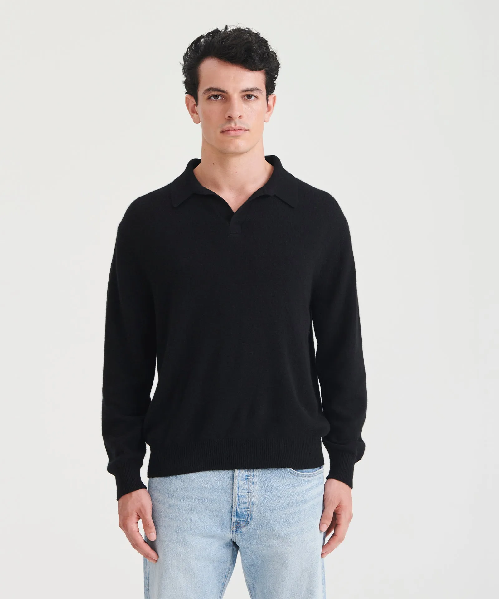 Lightweight Cashmere Relaxed Polo