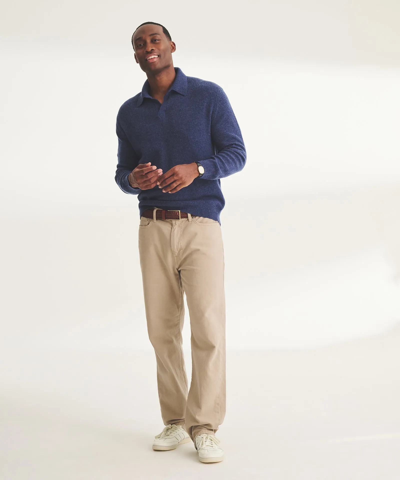 Lightweight Cashmere Relaxed Polo