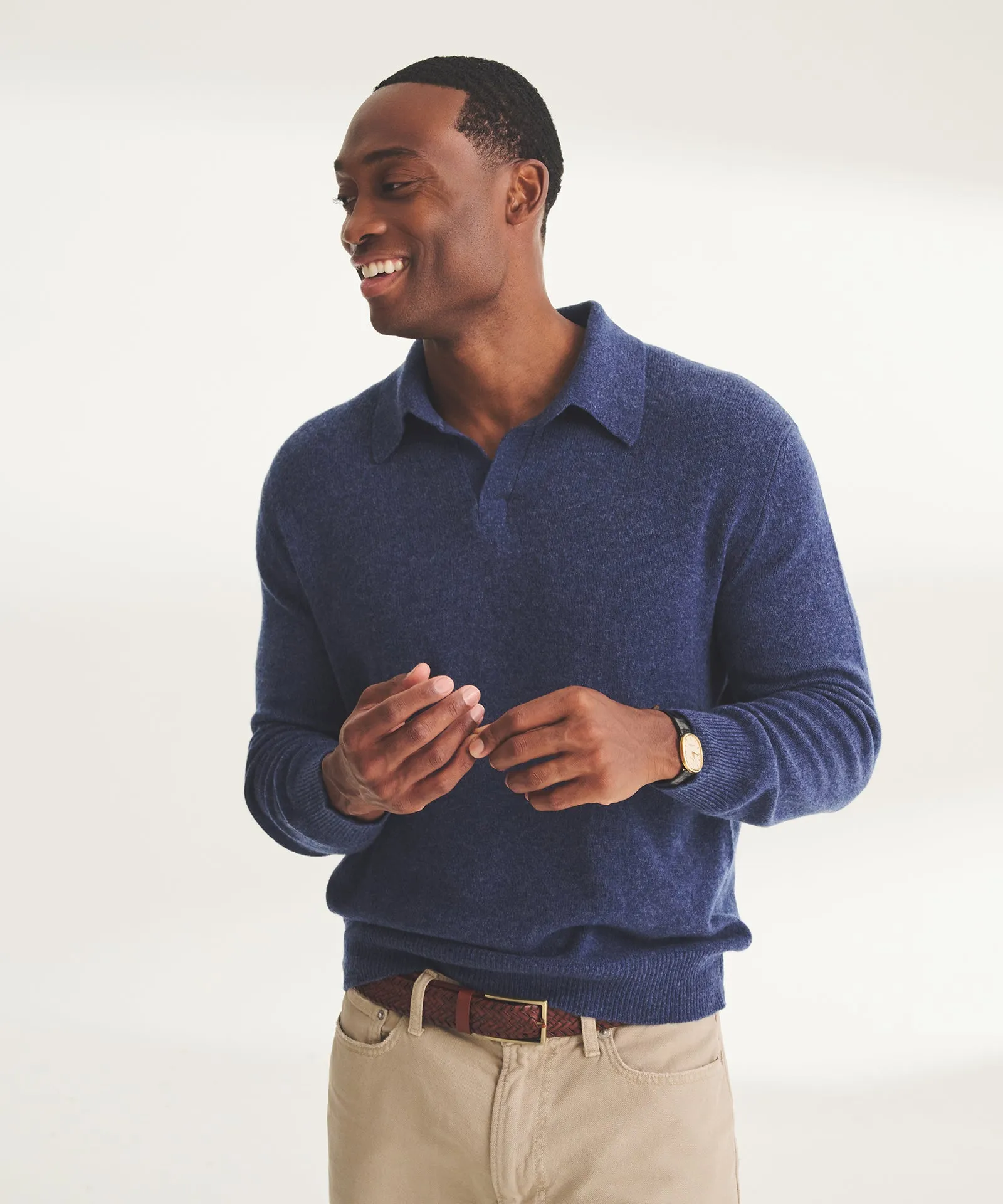 Lightweight Cashmere Relaxed Polo