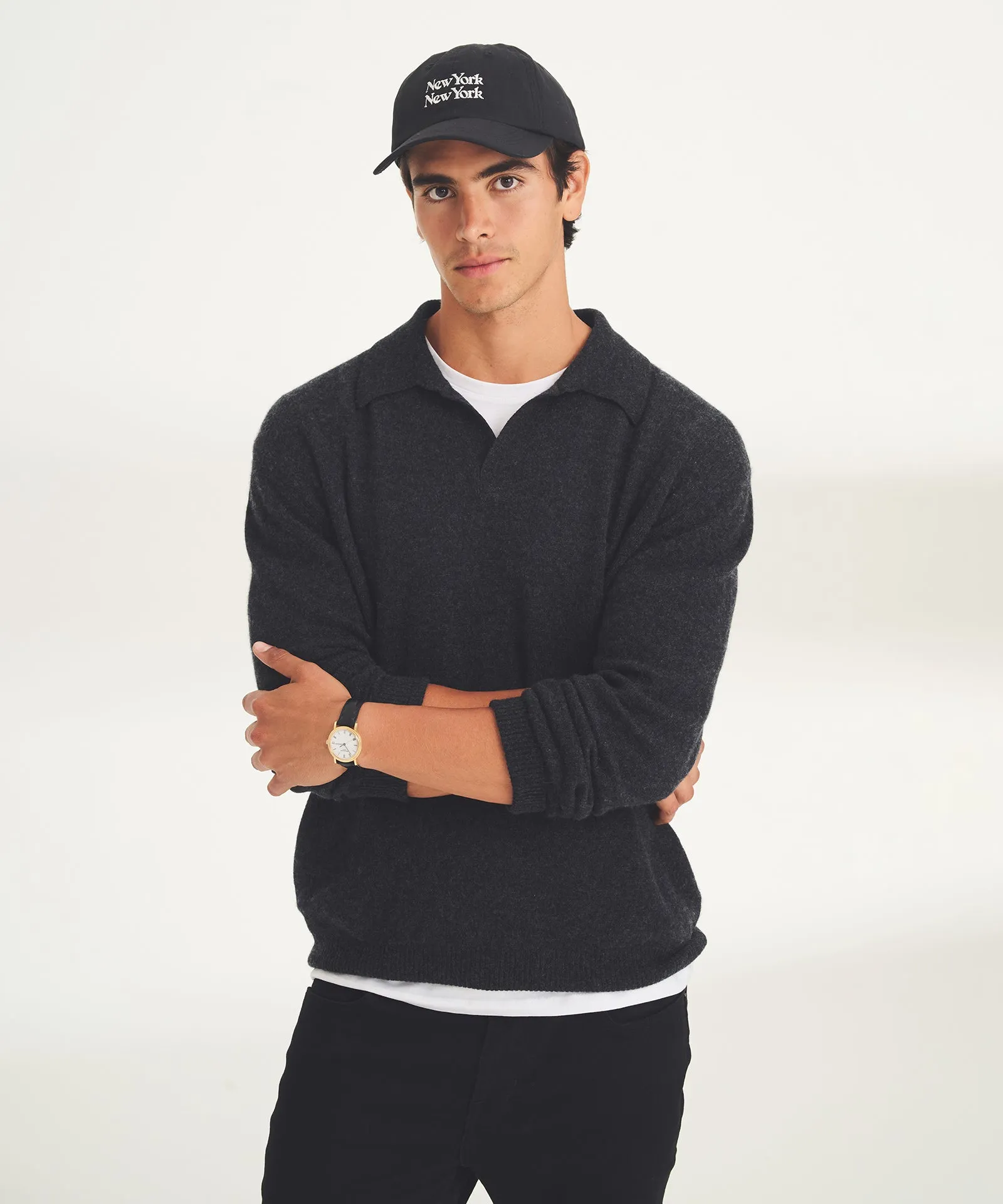 Lightweight Cashmere Relaxed Polo