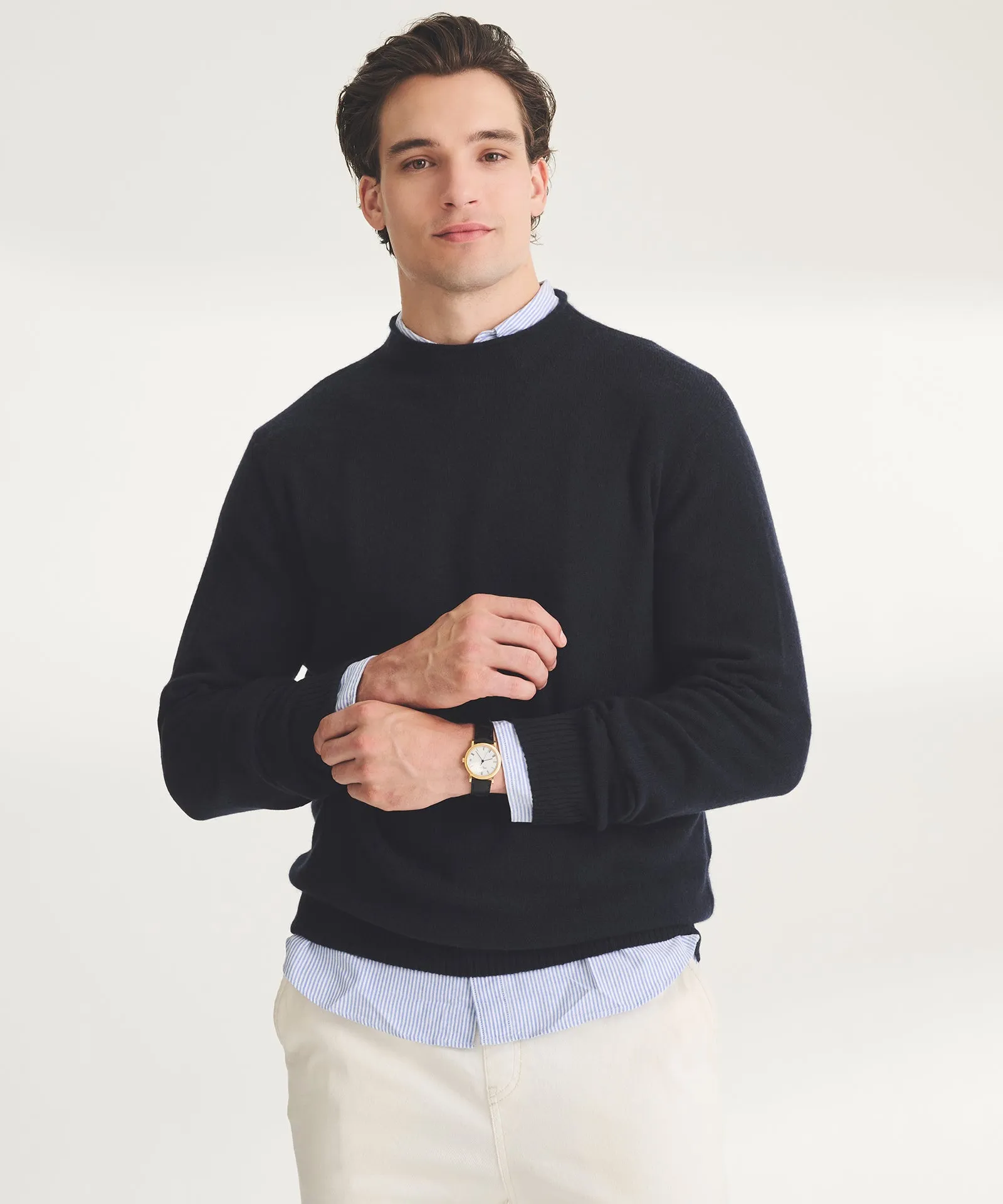 Lightweight Cashmere Rollneck