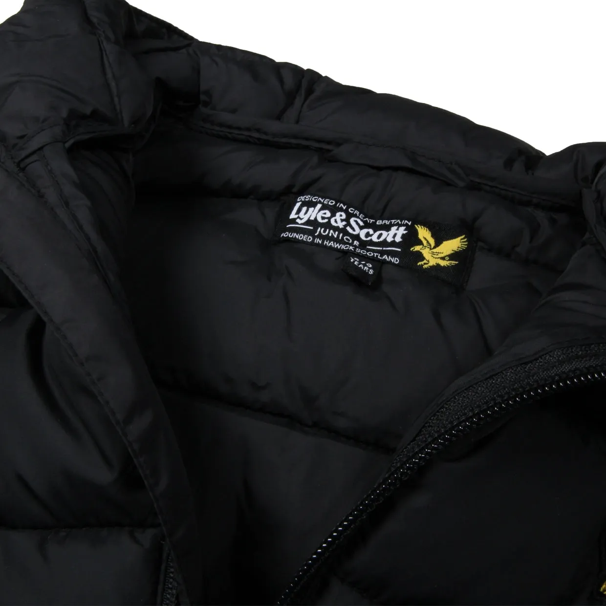 Lyle & Scott Junior Black Puffer Jacket