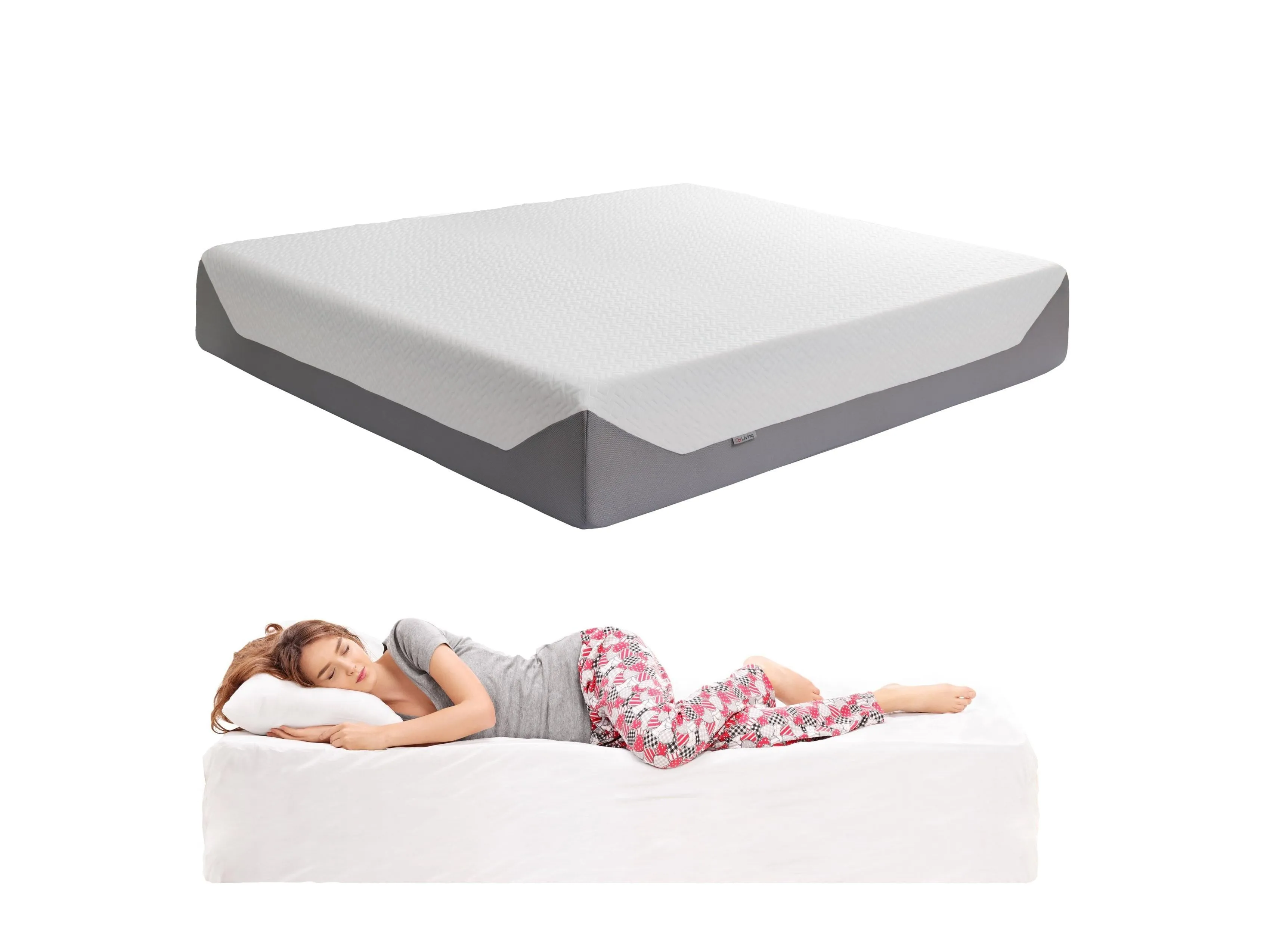 Memory Foam Mattress, King 14"