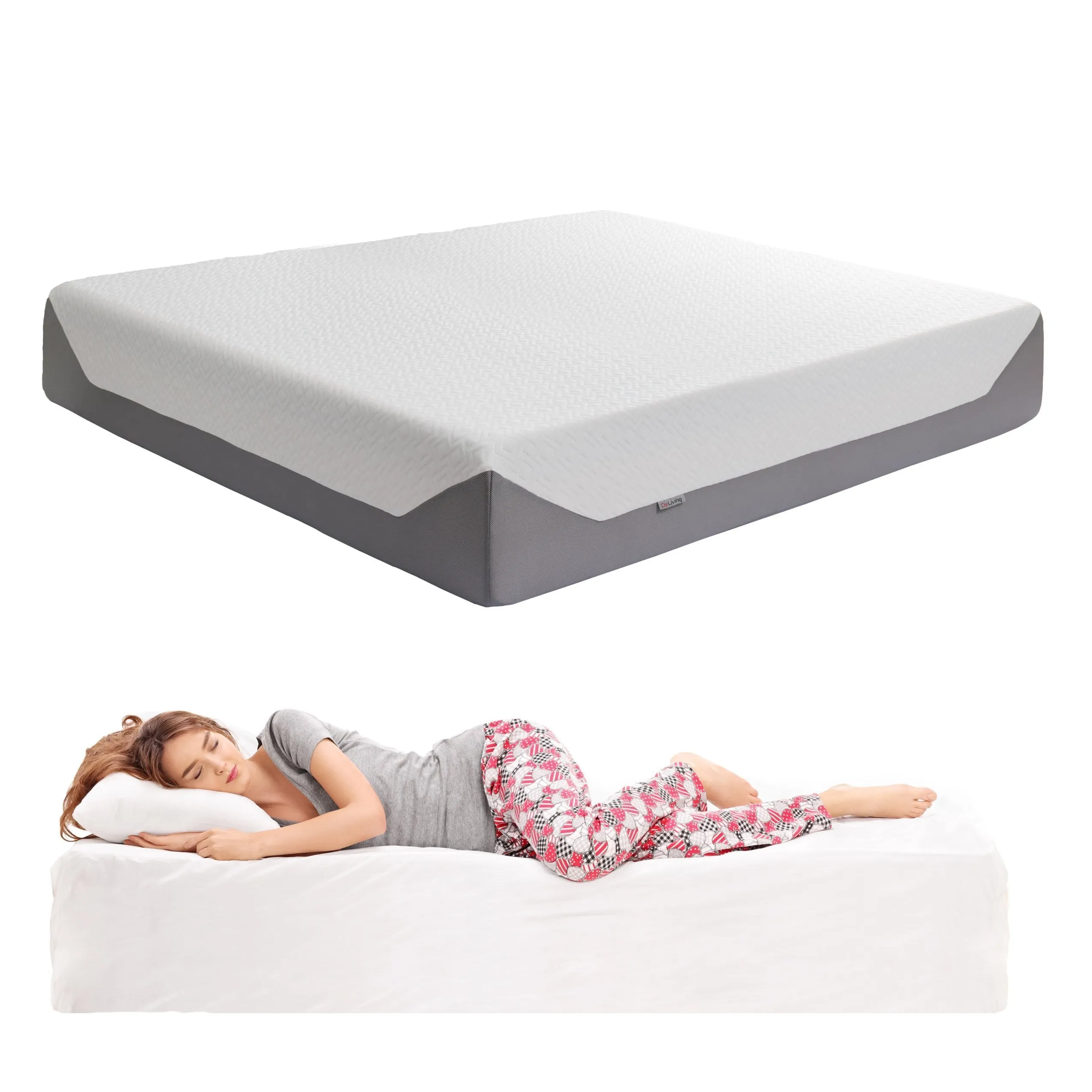 Memory Foam Mattress, King 14"