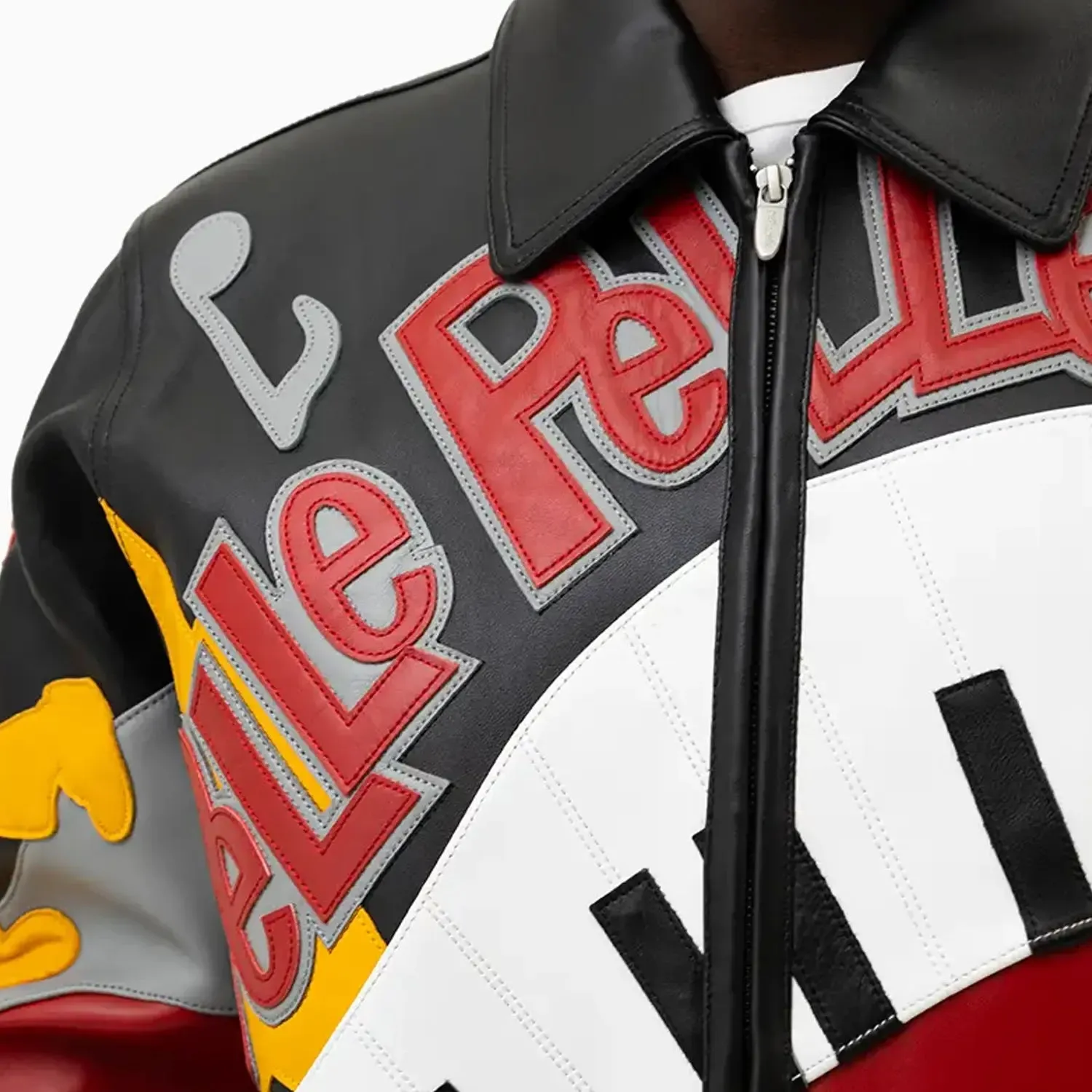 Men's 50 Years Of Hip Hop Leather Jacket