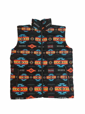 Mens Native Print puffer Vest