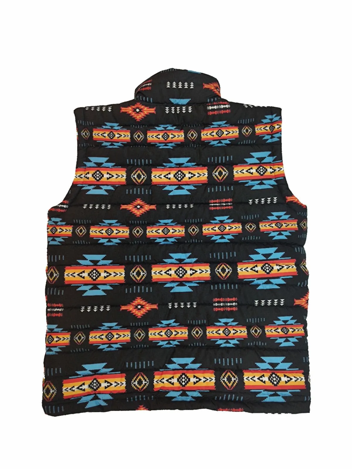 Mens Native Print puffer Vest