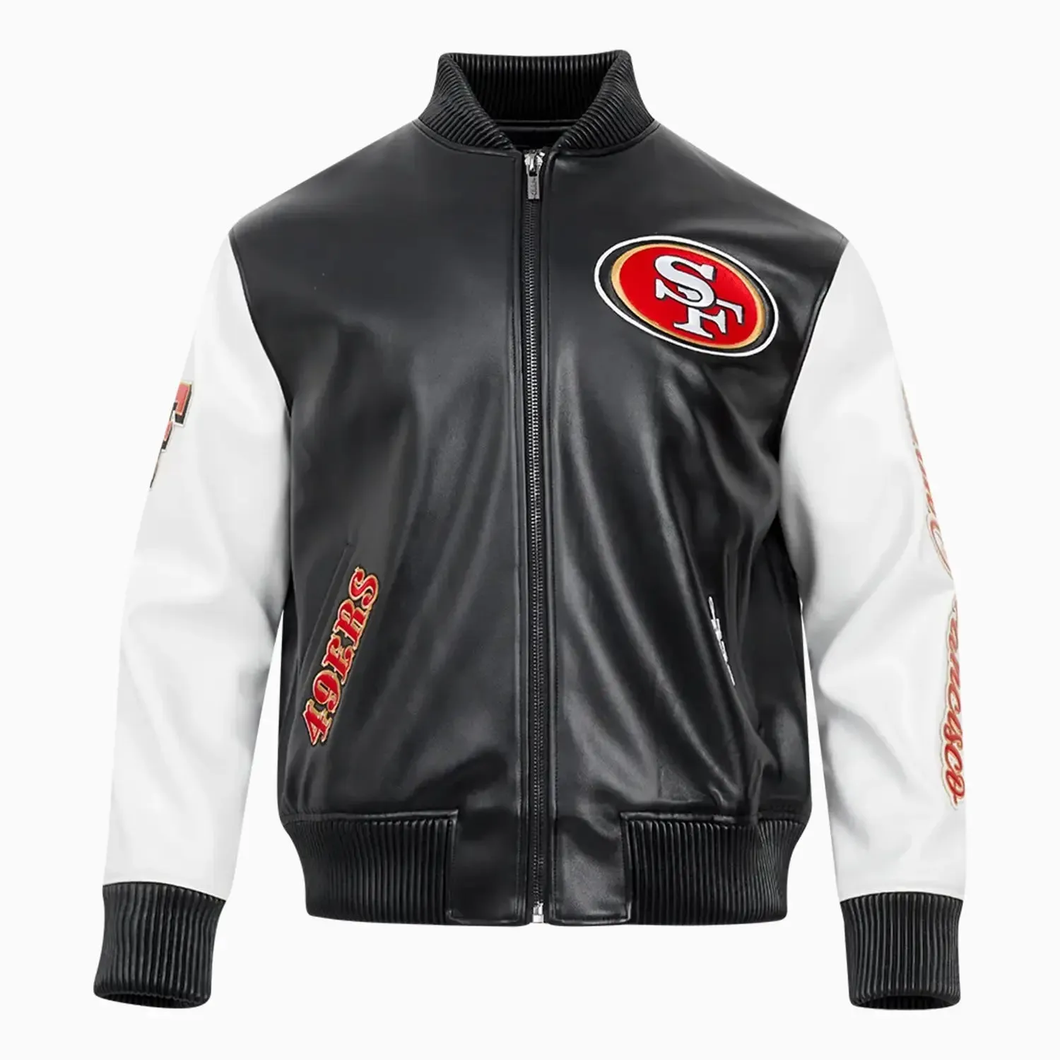 Men's San Francisco 49Ers NFL Signature Leather Varsity Jacket