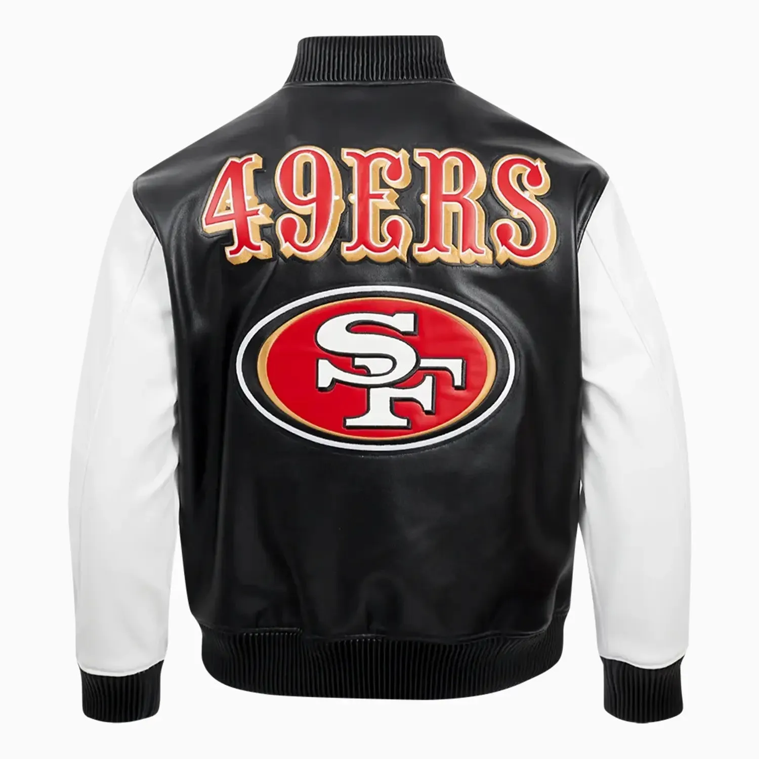 Men's San Francisco 49Ers NFL Signature Leather Varsity Jacket