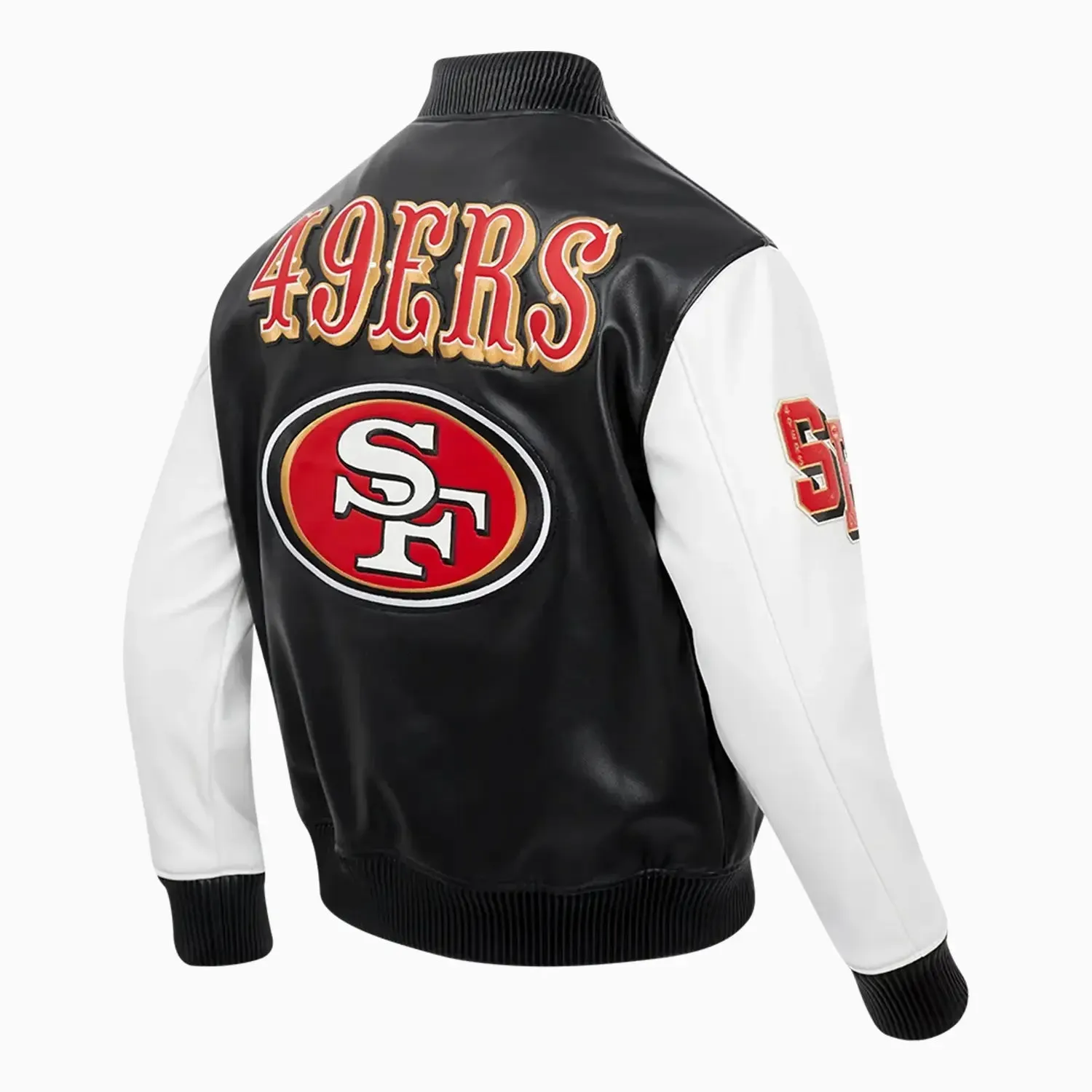 Men's San Francisco 49Ers NFL Signature Leather Varsity Jacket