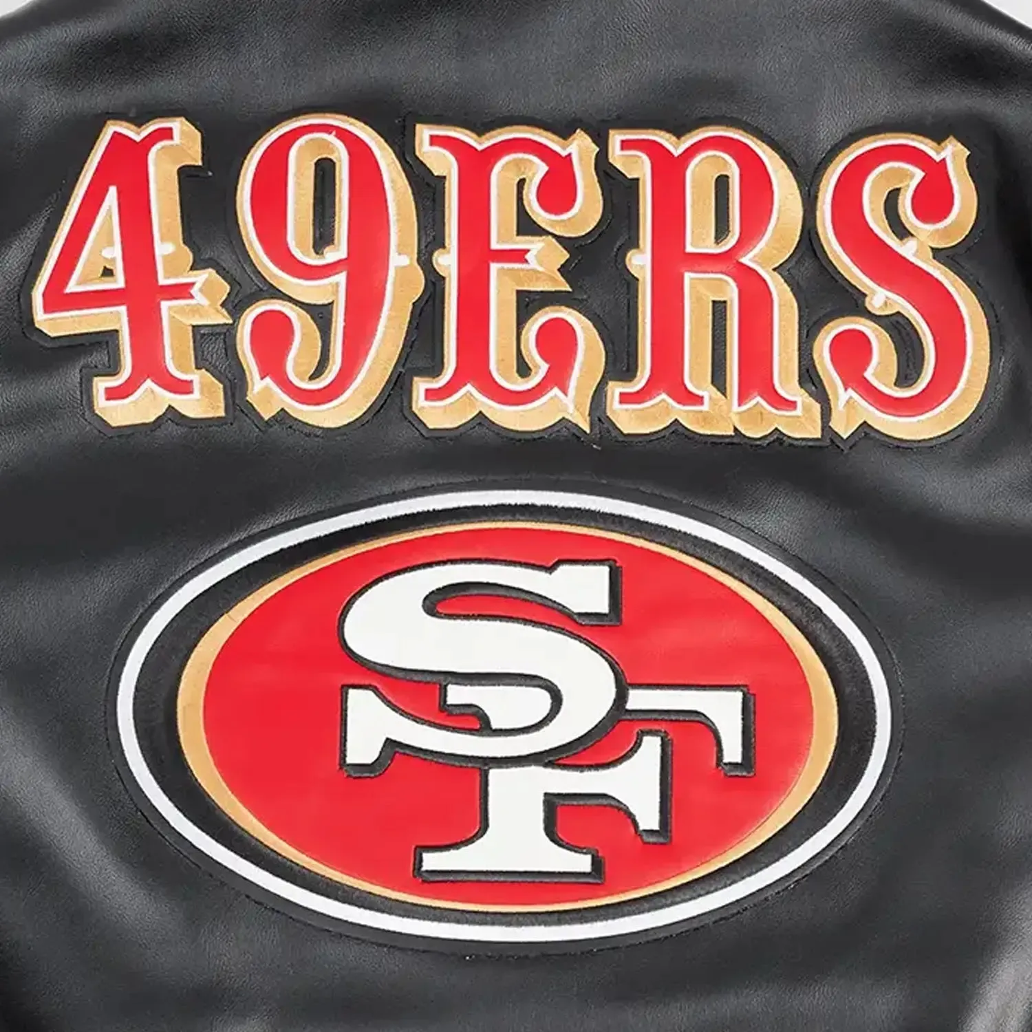 Men's San Francisco 49Ers NFL Signature Leather Varsity Jacket