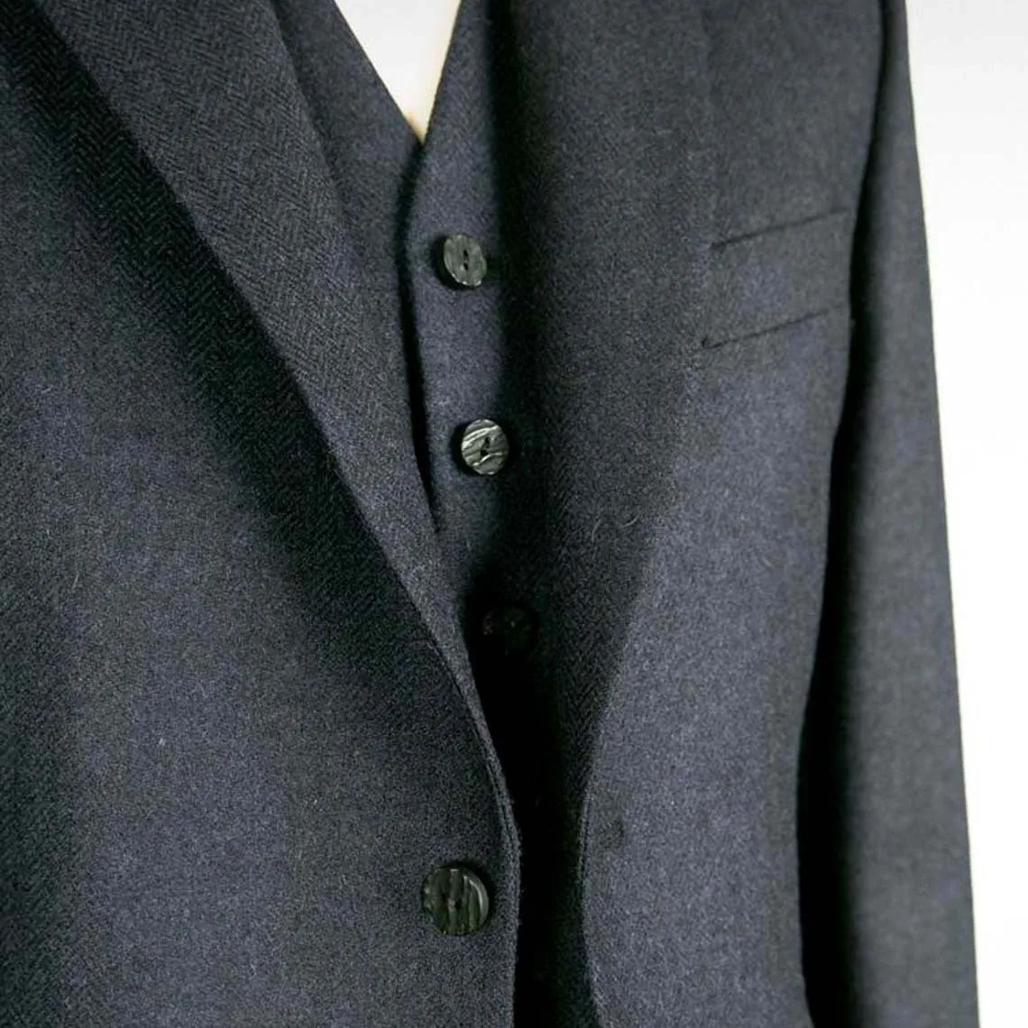 Midnight Contemporary Tweed Jacket