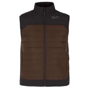 Milwaukee Tool L Unisex Heated Vest Kit Brown