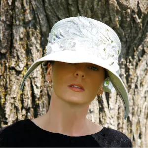 NA33218-Ladies Silver Dress Hat