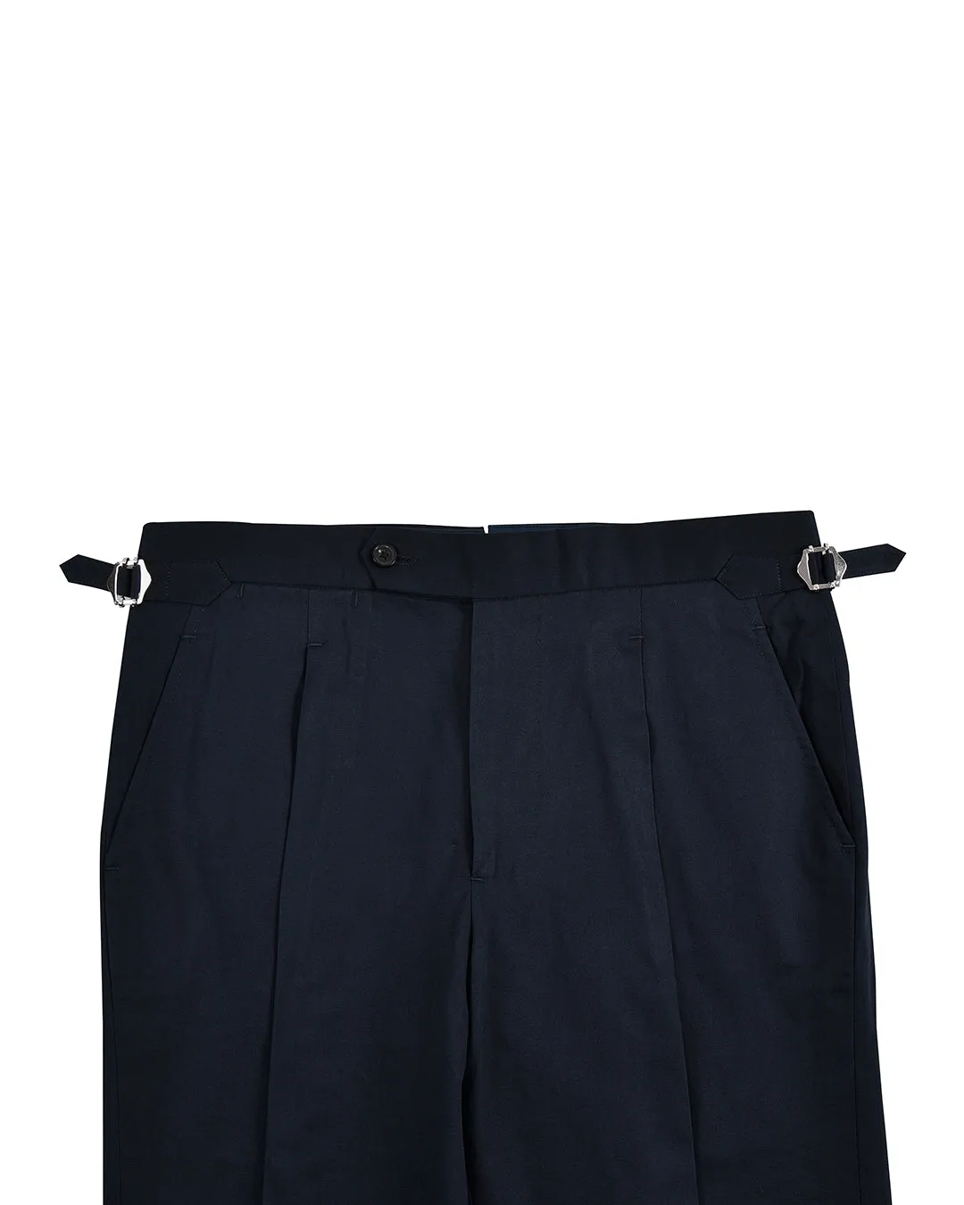 Navy Twill Cotton Dress Pant