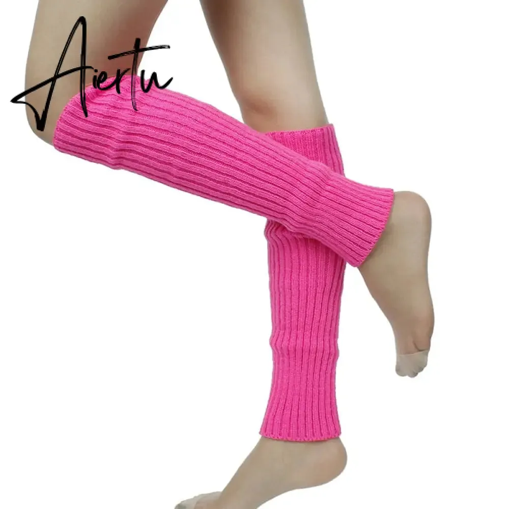 New Japanese Lolita Sweet Girl Leg Warmer Knit Socks Wool Ball Knitted Foot Cover Cosplay Women Autumn Winter  Heap Heap Socks