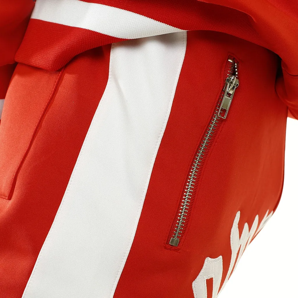 Own The Team Double Stripe Track Pant Red