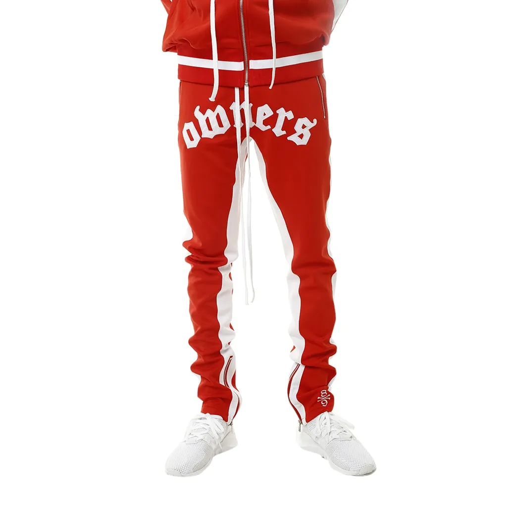 Own The Team Double Stripe Track Pant Red