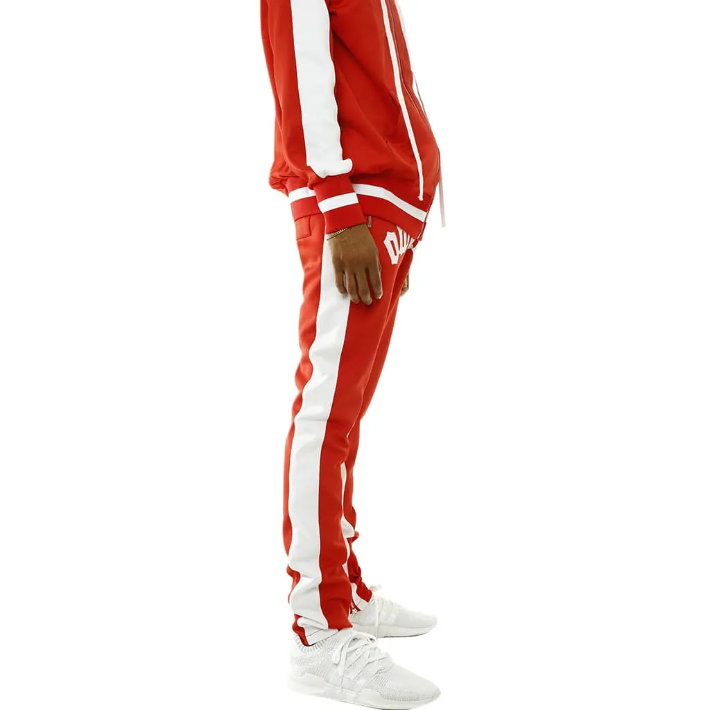 Own The Team Double Stripe Track Pant Red