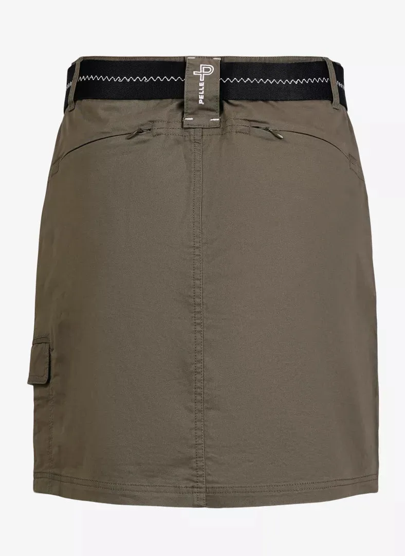 Pelle P Womens Crew Skirt Khaki