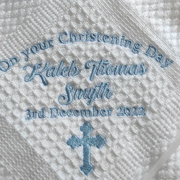 Personalised Embroidered Baby Blanket