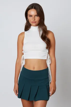 Pleated Mini Skort