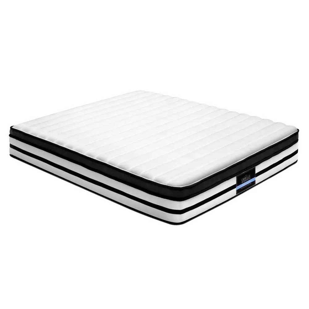 Plush Euro Top Queen Mattress, 27cm, High-Density Foam - Giselle Bedding