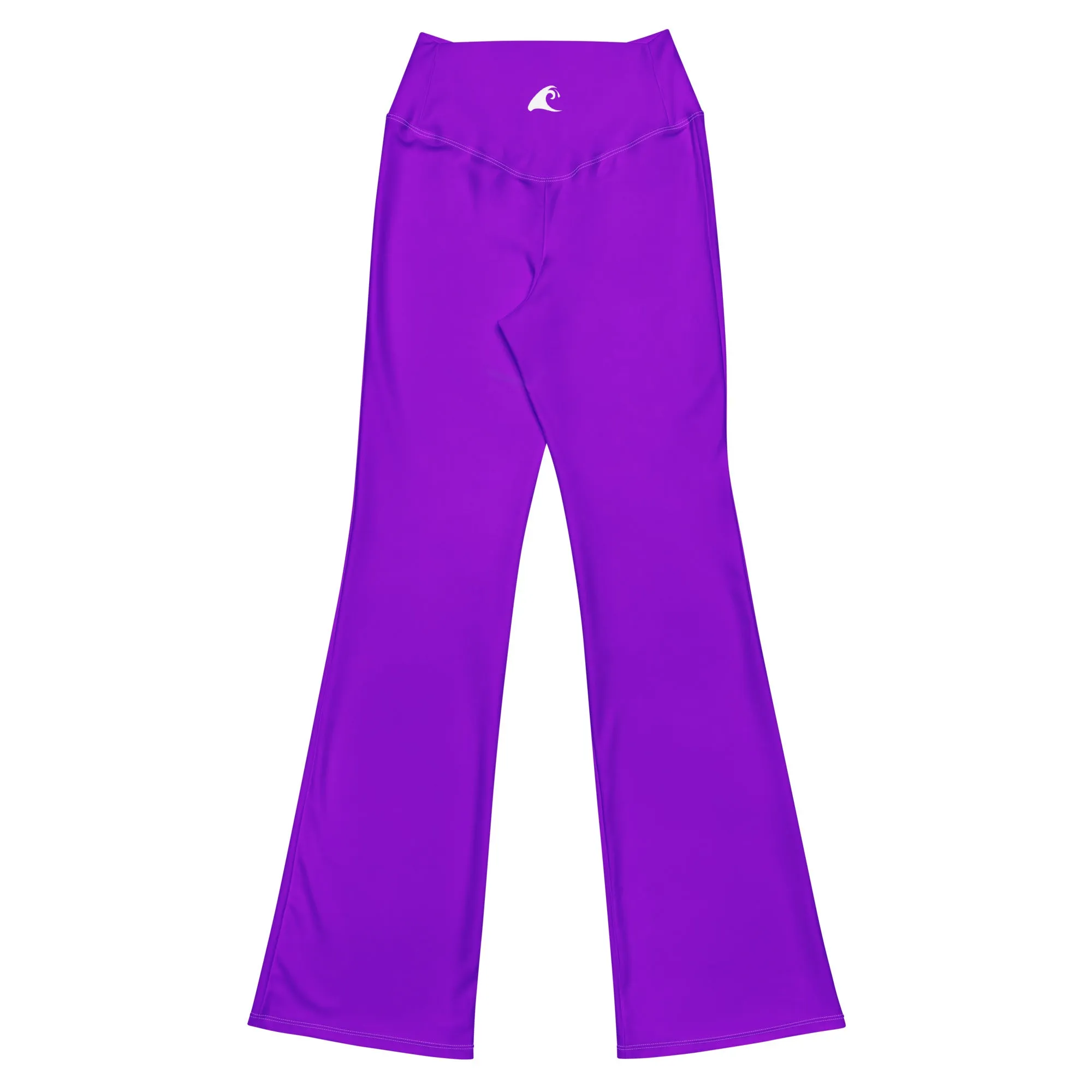 Purple Flare Leggings with Extremely Stoked Epic Wave Logo