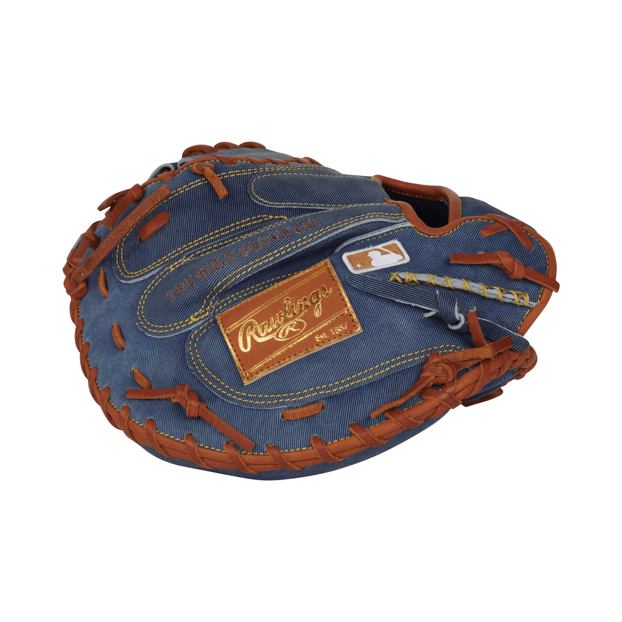 Rawlings Heart of the Hide Pro Label Denim Edition Catchers Mitt 34" RHT