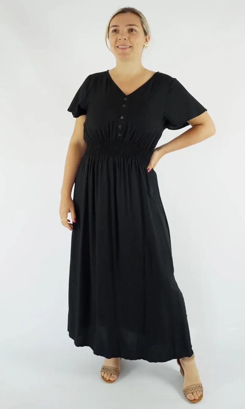 Rayon Dress Katie Plain, More Colours