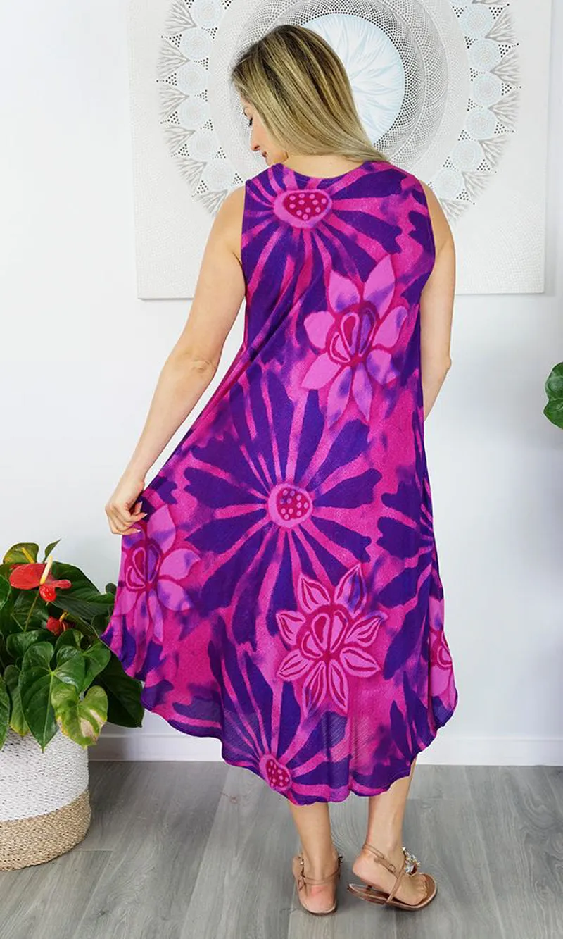 Rayon Dress Niche Rising Sun, More Colours