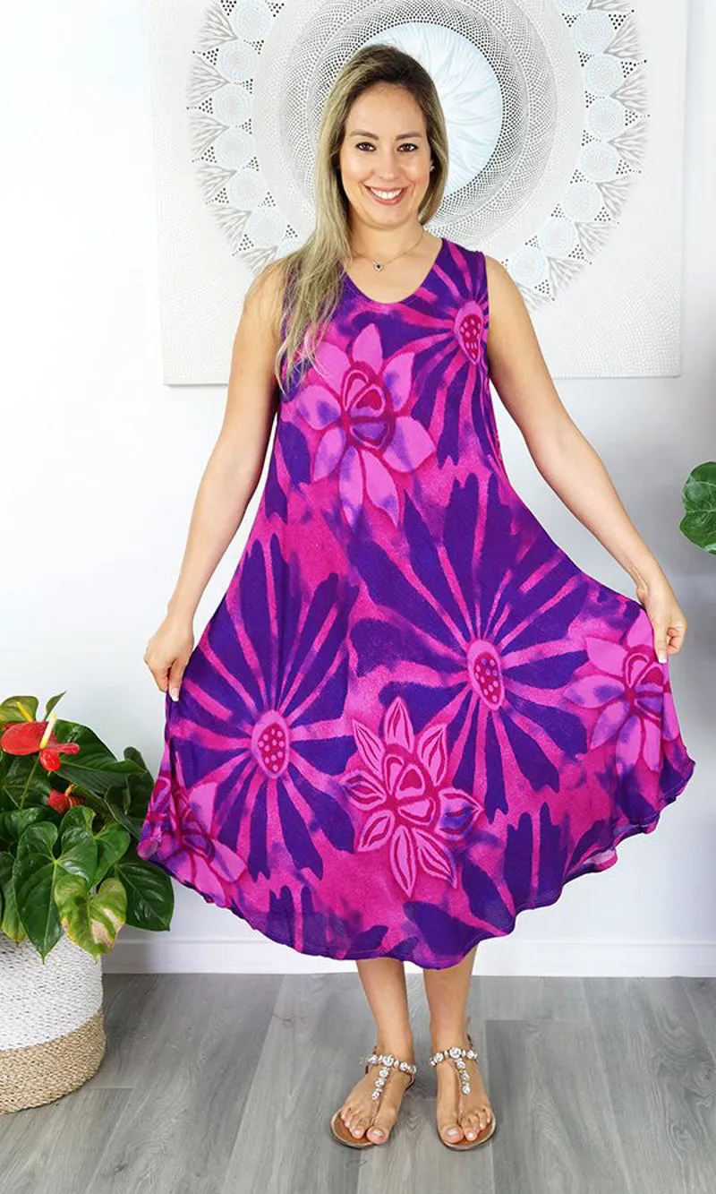 Rayon Dress Niche Rising Sun, More Colours