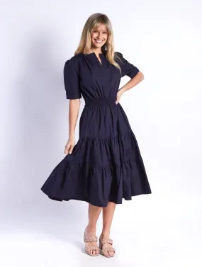 Riva Dress - Navy