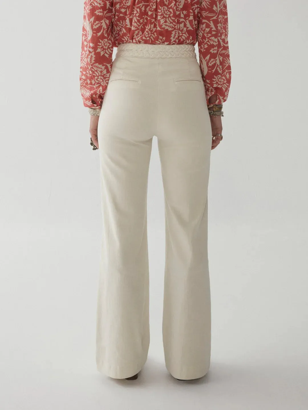 Ross Denim Pants - Disco White