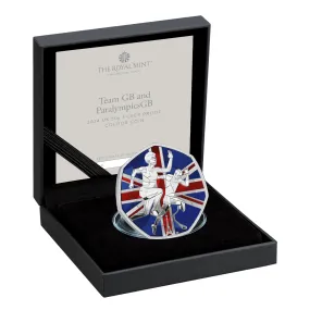 Royal Mint Team GB 50p Silver Proof Colour Coin