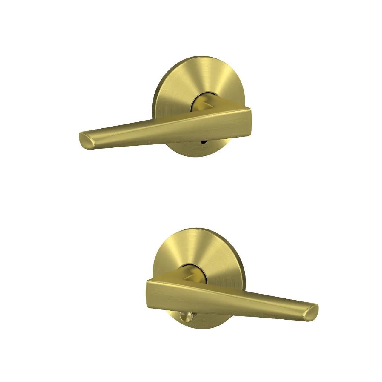 Schlage Custom Eller Lever Combined Interior Hall-Closet and Bed-Bath Lock Kinsler Trim