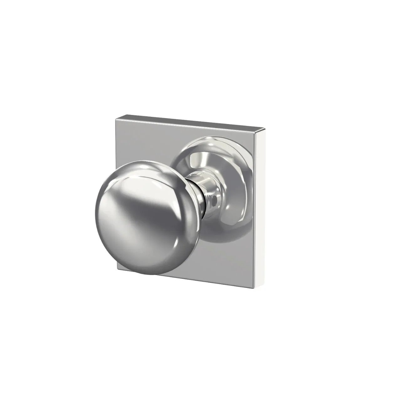 Schlage Custom Plymouth Knob Combined Interior Hall-Closet and Bed-Bath Lock Collins Trim