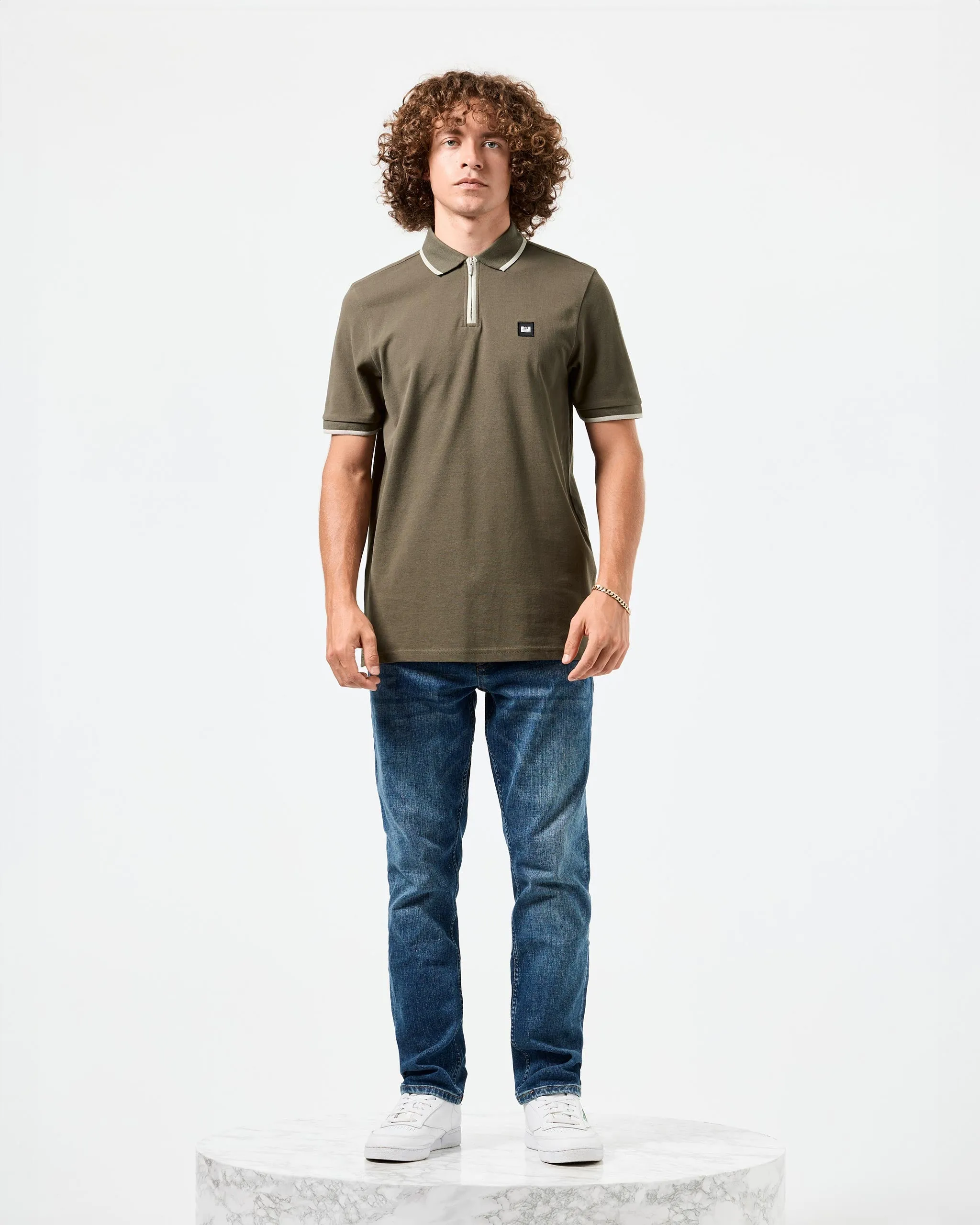 Shore Polo Shirt Castle Green/Rhino