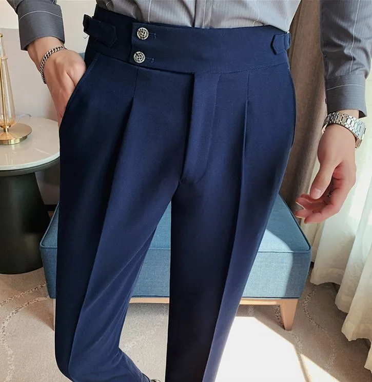 Signature Buttoned Formal Gurkha Pants by ITALIAN VEGA®