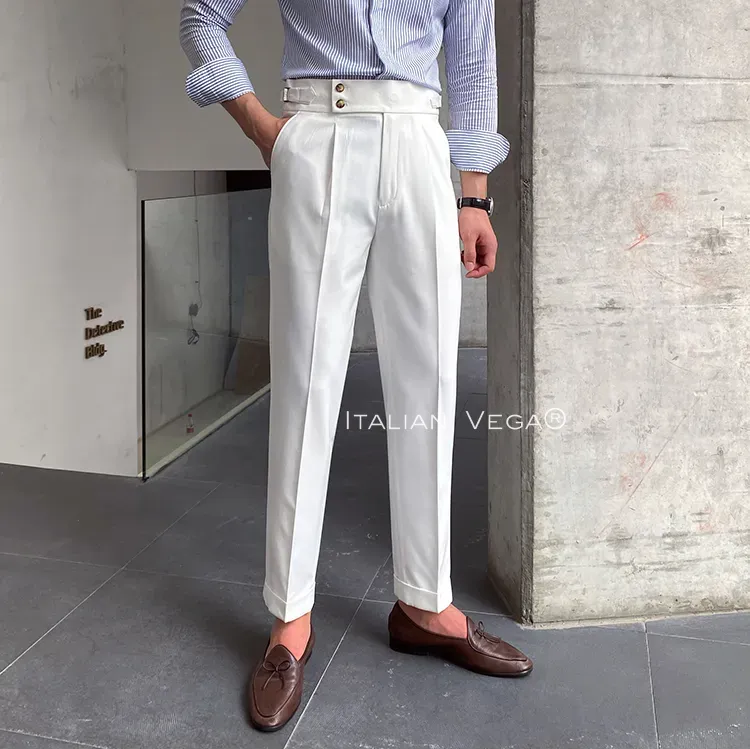 Signature Buttoned Formal Gurkha Pants by ITALIAN VEGA®