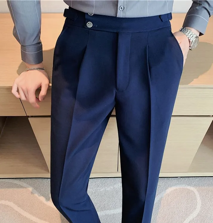 Signature Buttoned Formal Gurkha Pants by ITALIAN VEGA®