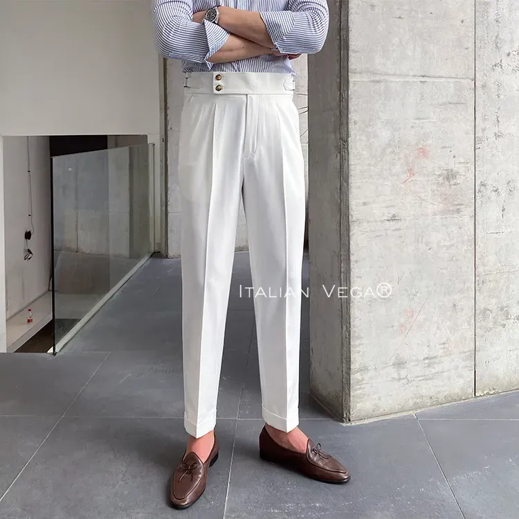 Signature Buttoned Formal Gurkha Pants by ITALIAN VEGA®