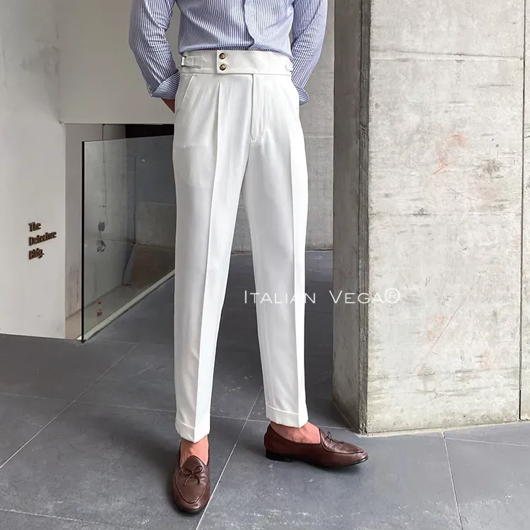 Signature Buttoned Formal Gurkha Pants by ITALIAN VEGA®