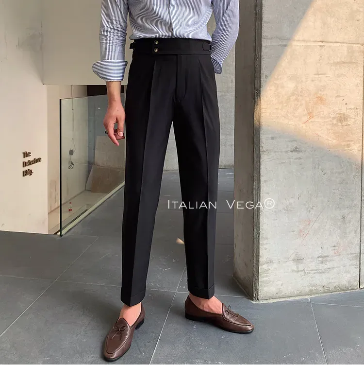 Signature Buttoned Formal Gurkha Pants by ITALIAN VEGA®