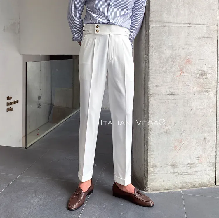 Signature Buttoned Formal Gurkha Pants by ITALIAN VEGA®