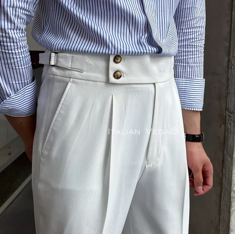 Signature Buttoned Formal Gurkha Pants by ITALIAN VEGA®