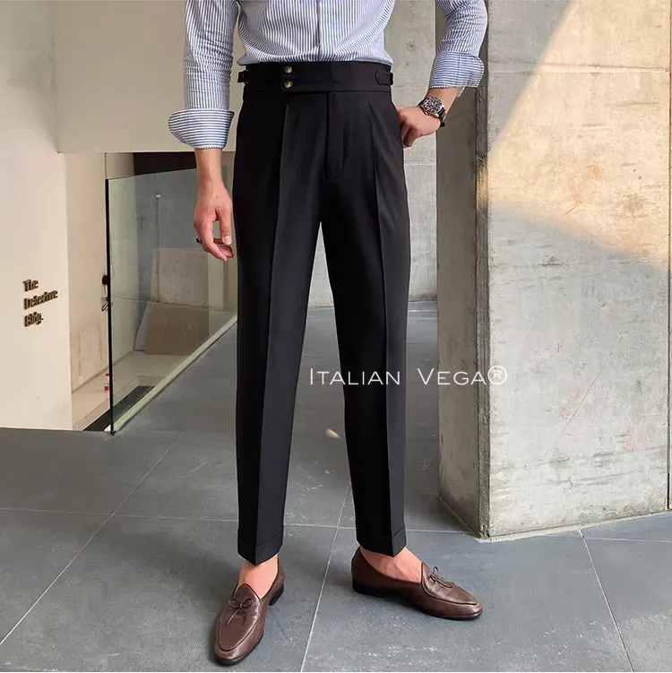 Signature Buttoned Formal Gurkha Pants by ITALIAN VEGA®