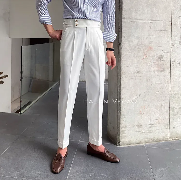 Signature Buttoned Formal Gurkha Pants by ITALIAN VEGA®