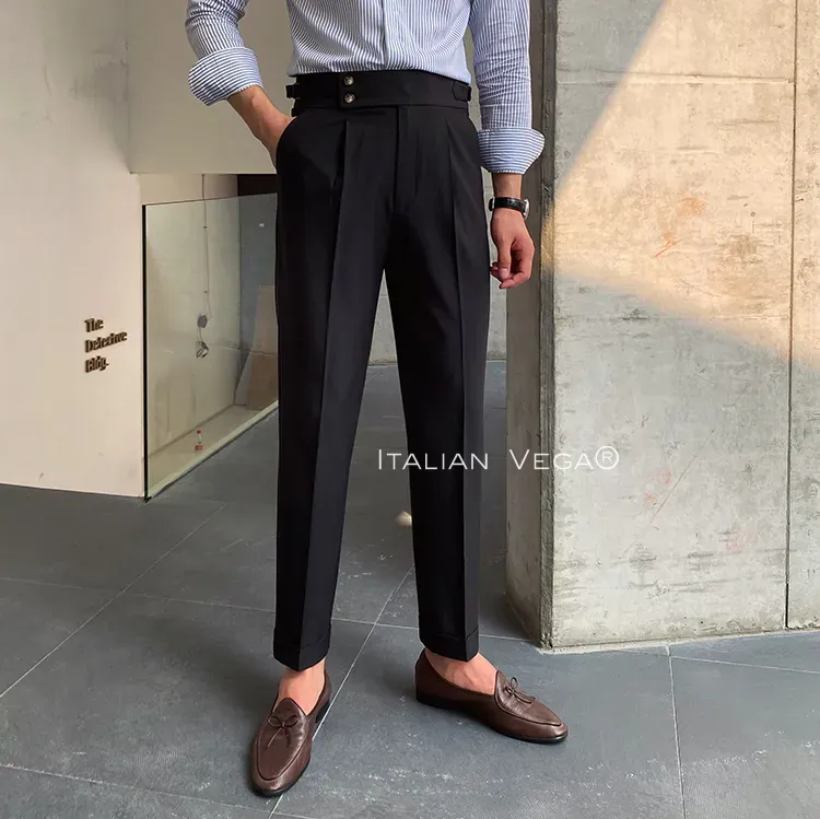 Signature Buttoned Formal Gurkha Pants by ITALIAN VEGA®