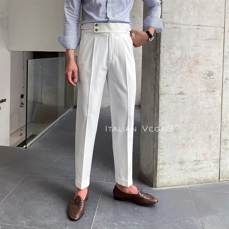 Signature Buttoned Formal Gurkha Pants by ITALIAN VEGA®